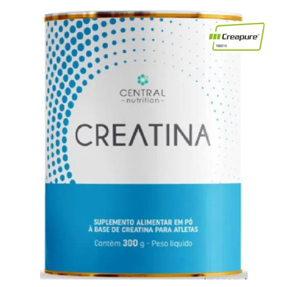 CREATINA CREAPURE PURA FORçA RESISTêNCIA 300G CENTRAL Natural