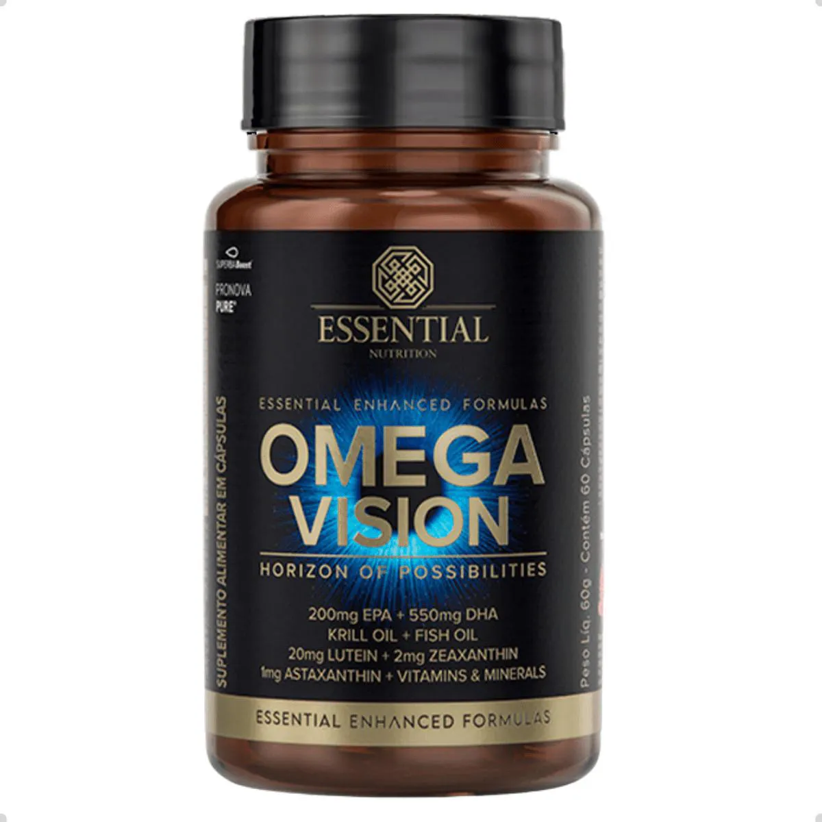 ÔMEGA VISION (60 CAPS) ESSENTIAL NUTRITION Natural