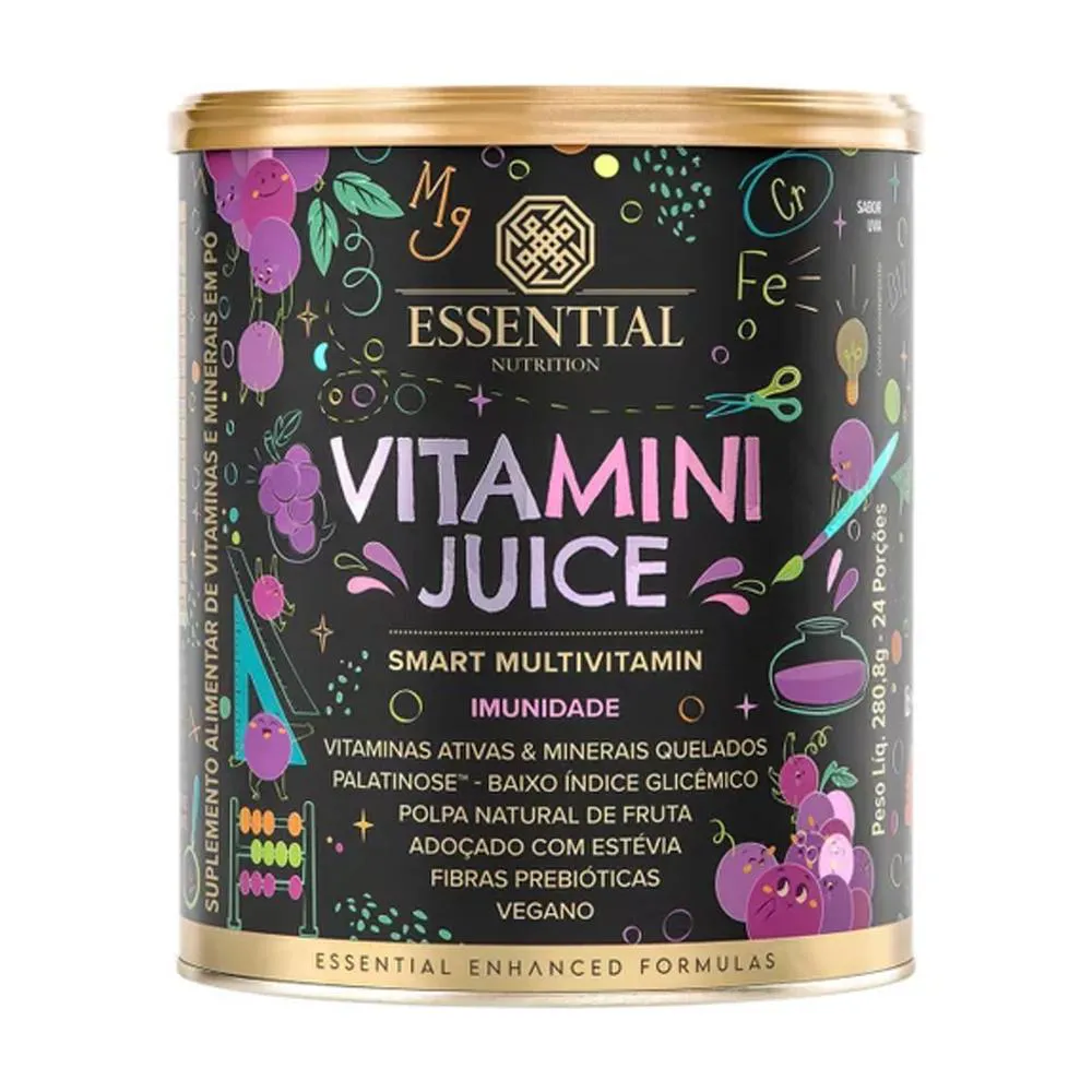 MULTIVITAMíNICO KIDS VITAMINI JUICE 280G (VEGANO) ESSENTIAL Laranja