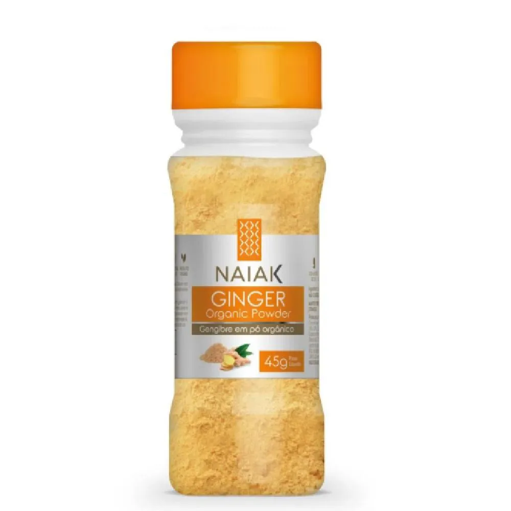 GENGIBRE ORGâNICO POWDER 45G NAIAK Natural