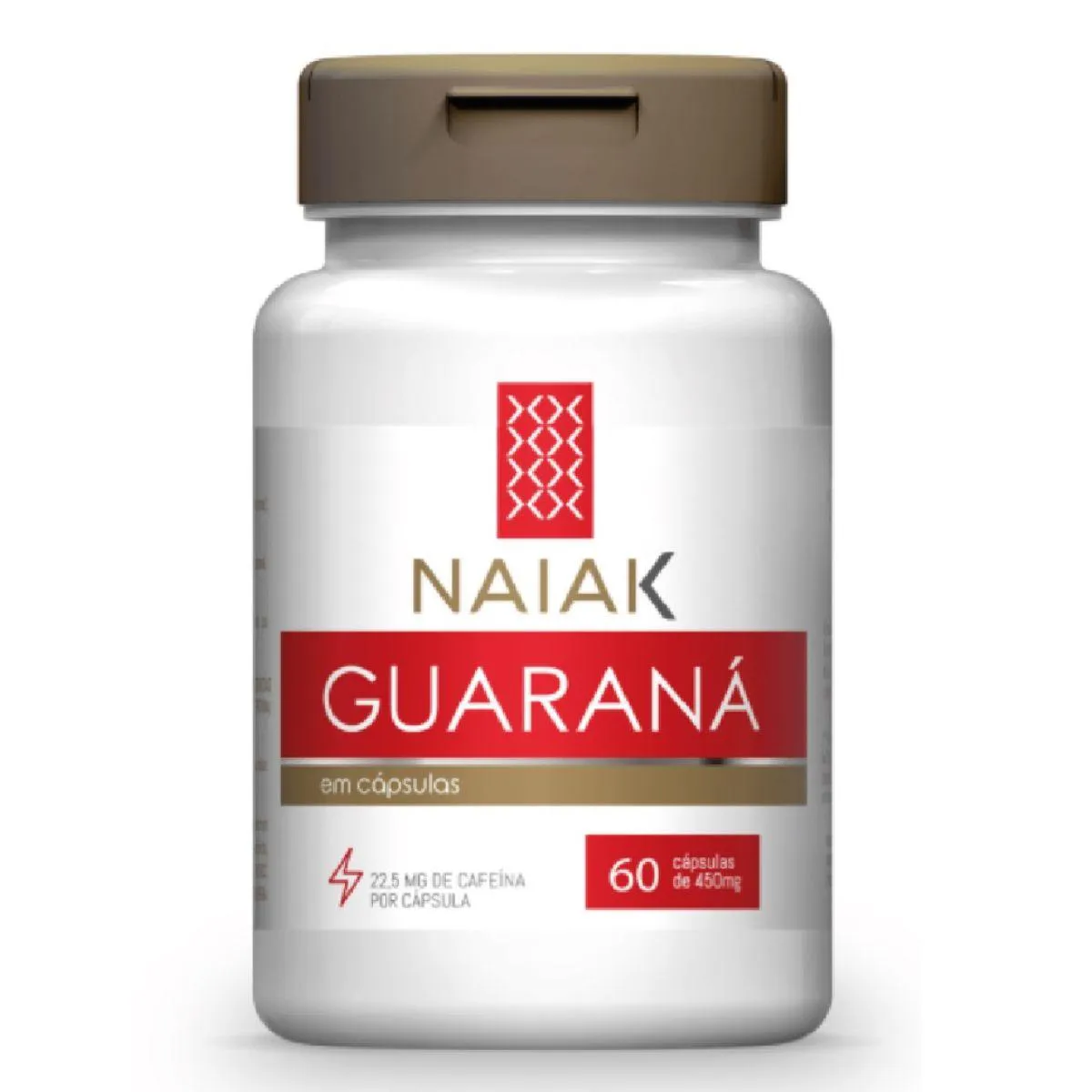 GUARANá NATURAL 60 CáPSULAS NAIAK