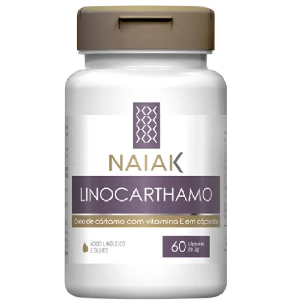ÓLEO DE CáRTAMO LINOCARTHAMO 60 CáPSULAS NAIAK Natural