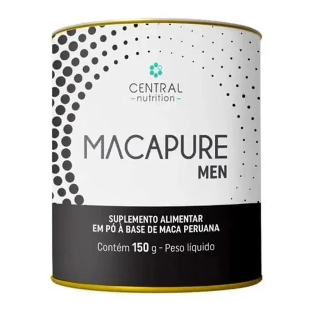 FARINHA MACA PURE MEN BLACK 150G CENTRAL NUTRITION Natural