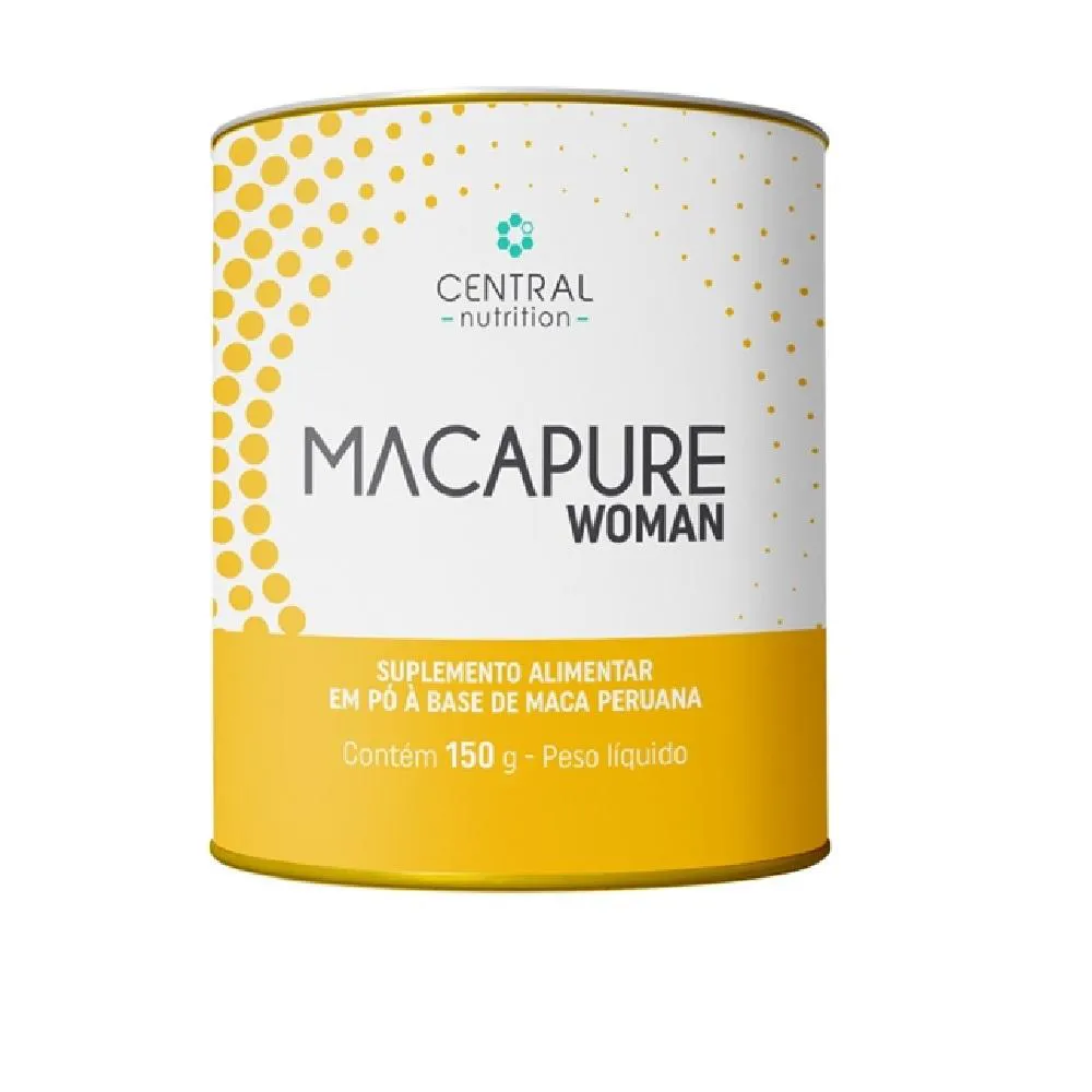 FARINHA MACA PURE WOMAN AMARELA 150G CENTRAL NUTRITION Natural