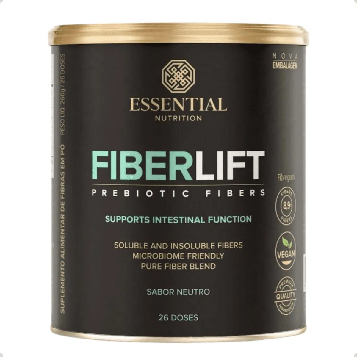 FIBERLIFT PREBIóTICO RICO EM FIBRAS  260G ESSENTIAL Natural