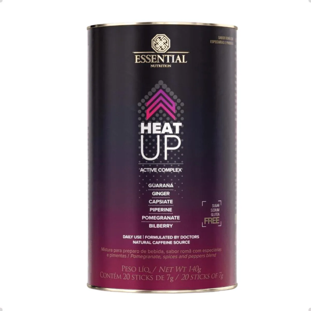 HEAT UP 7G (140G) 20 UNIDADES ESSENTIAL NUTRITION Natural