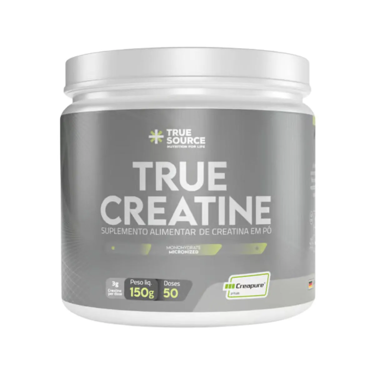 TRUE CREATINE 100% CREAPURE MICRONIZADA 150G TRUE SOURCE Natural