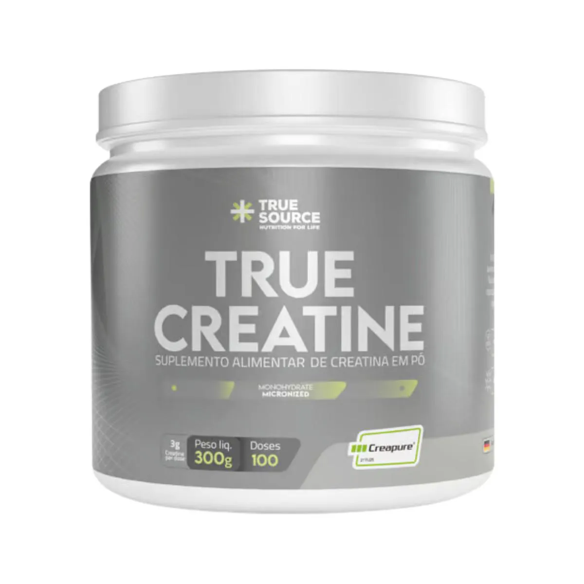TRUE CREATINE 100% CREAPURE MICRONIZADA 300G TRUE SOURCE Natural