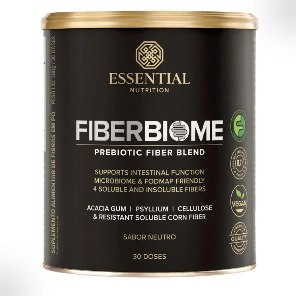FIBER BIOME BLEND VEGANO INTESTINAL 300G ESSENTIAL Neutro