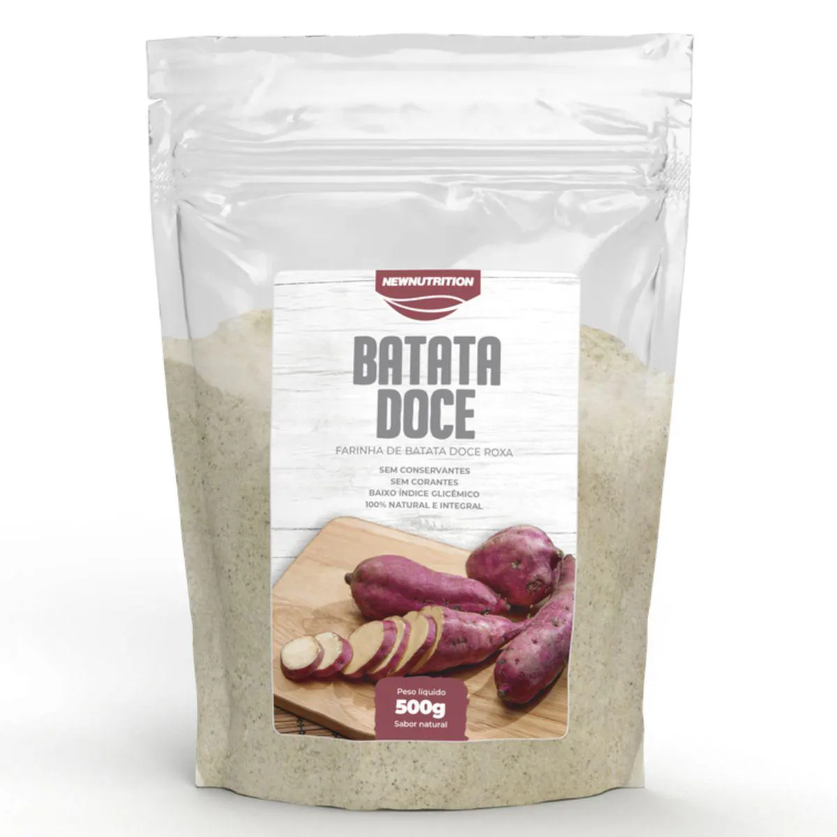 FARINHA DE BATATA DOCE 500G NEW NUTRITION Natural