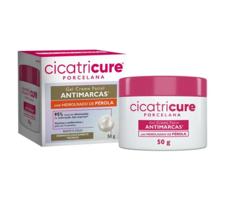 CICATRICURE PORCELANA GEL CREME ANTIMARCAS 50G