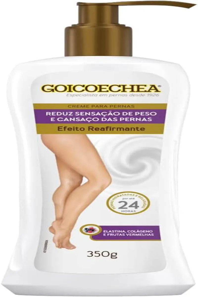 CREME PARA PERNAS EFEITO REAFIRMANTE GOICOECHEA - FRUTAS VERMELHAS - 350G