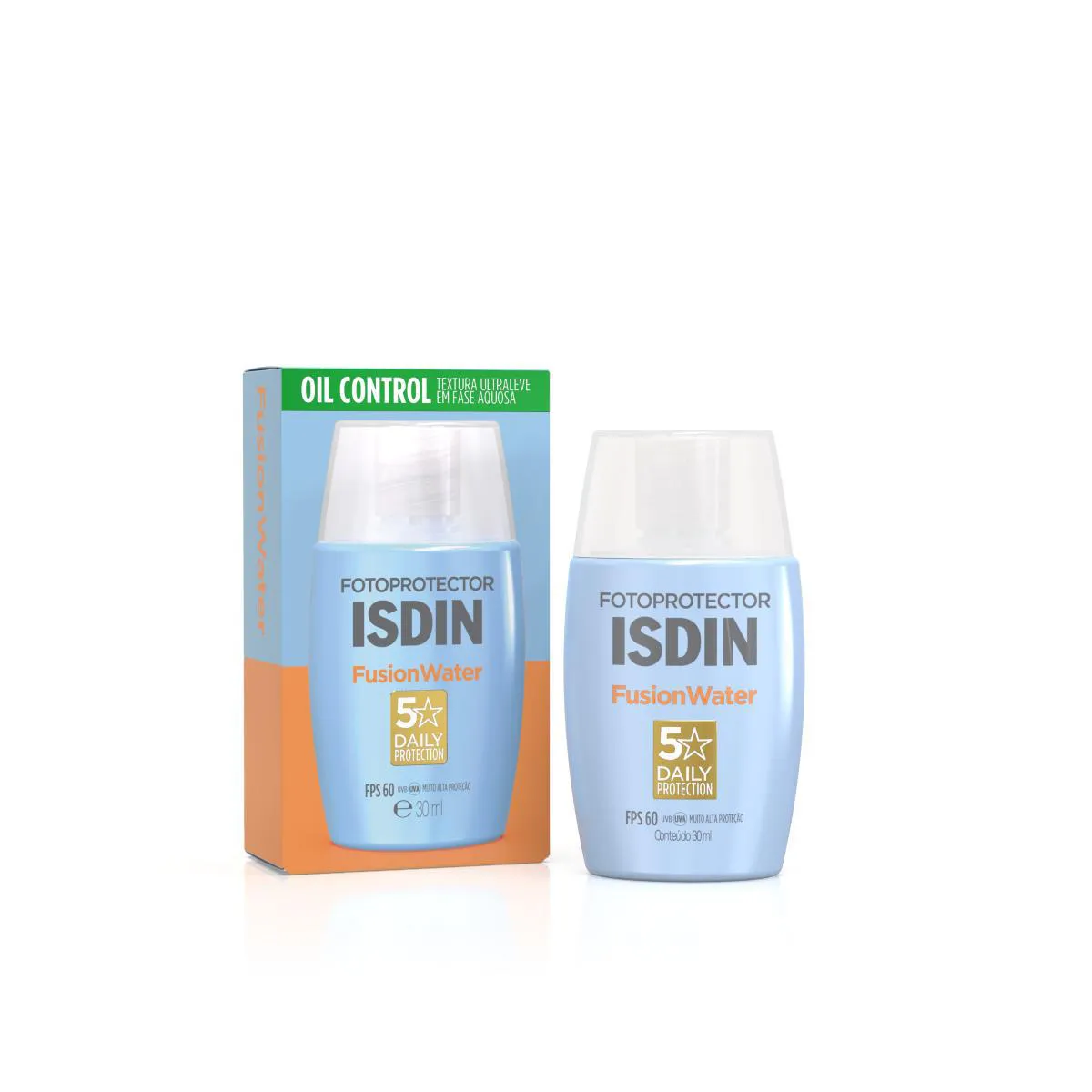 Protetor Solar Facial Solução FPS 60 Isdin 30ml