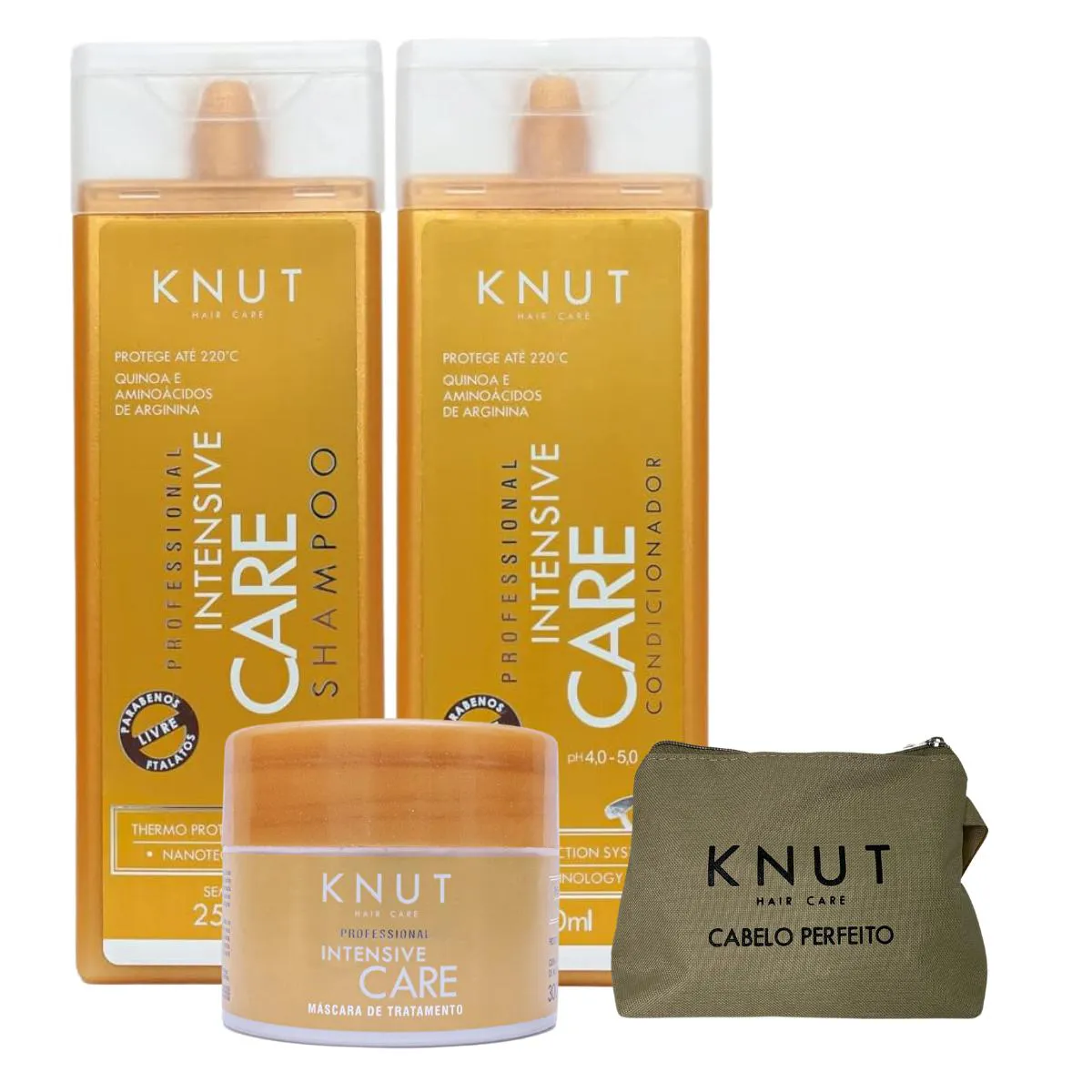 KNUT KIT INTENSIVE CARE TRATAMENTO + NECESSAIRE