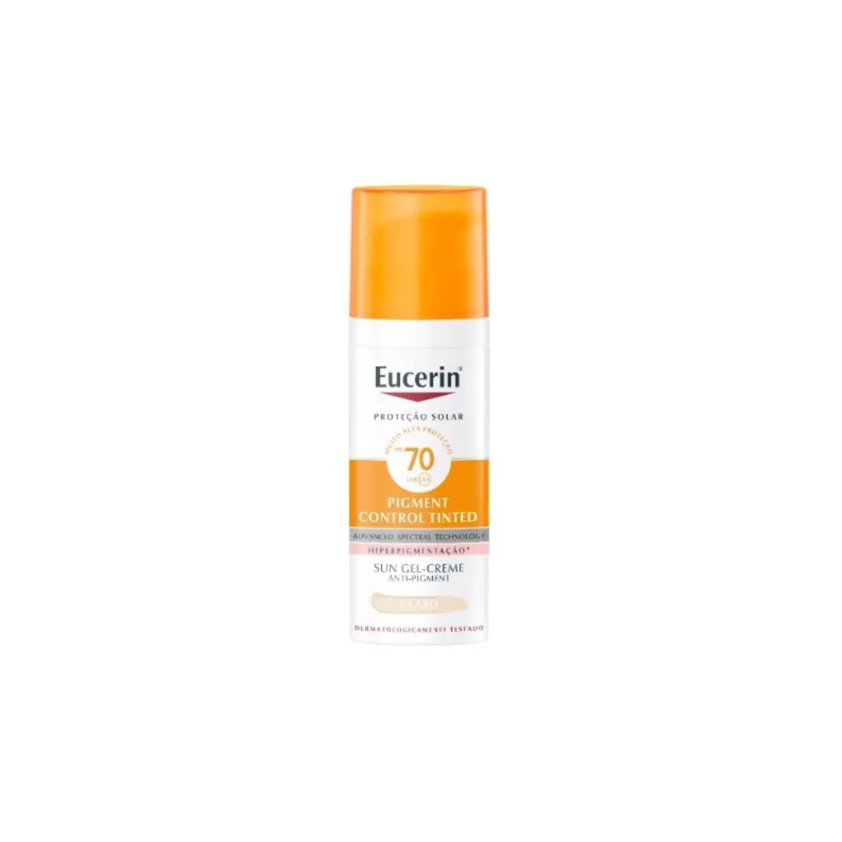 EUCERIN PIGMENT CONTROL TINTED FPS70 CLARO PROT FACIAL 50ML