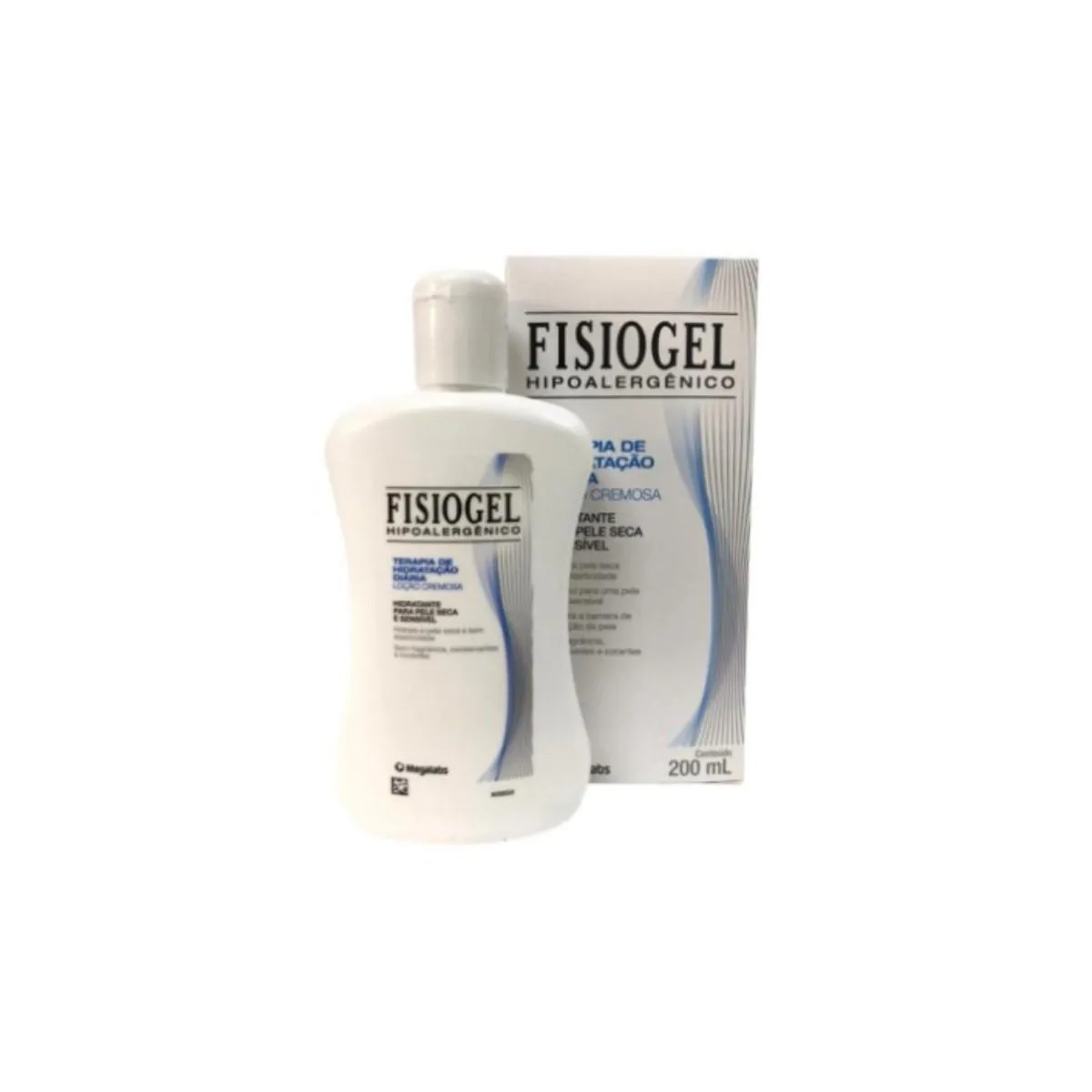 FISIOGEL HIPOALERGêNICO LOçãO CREMOSA 200ML