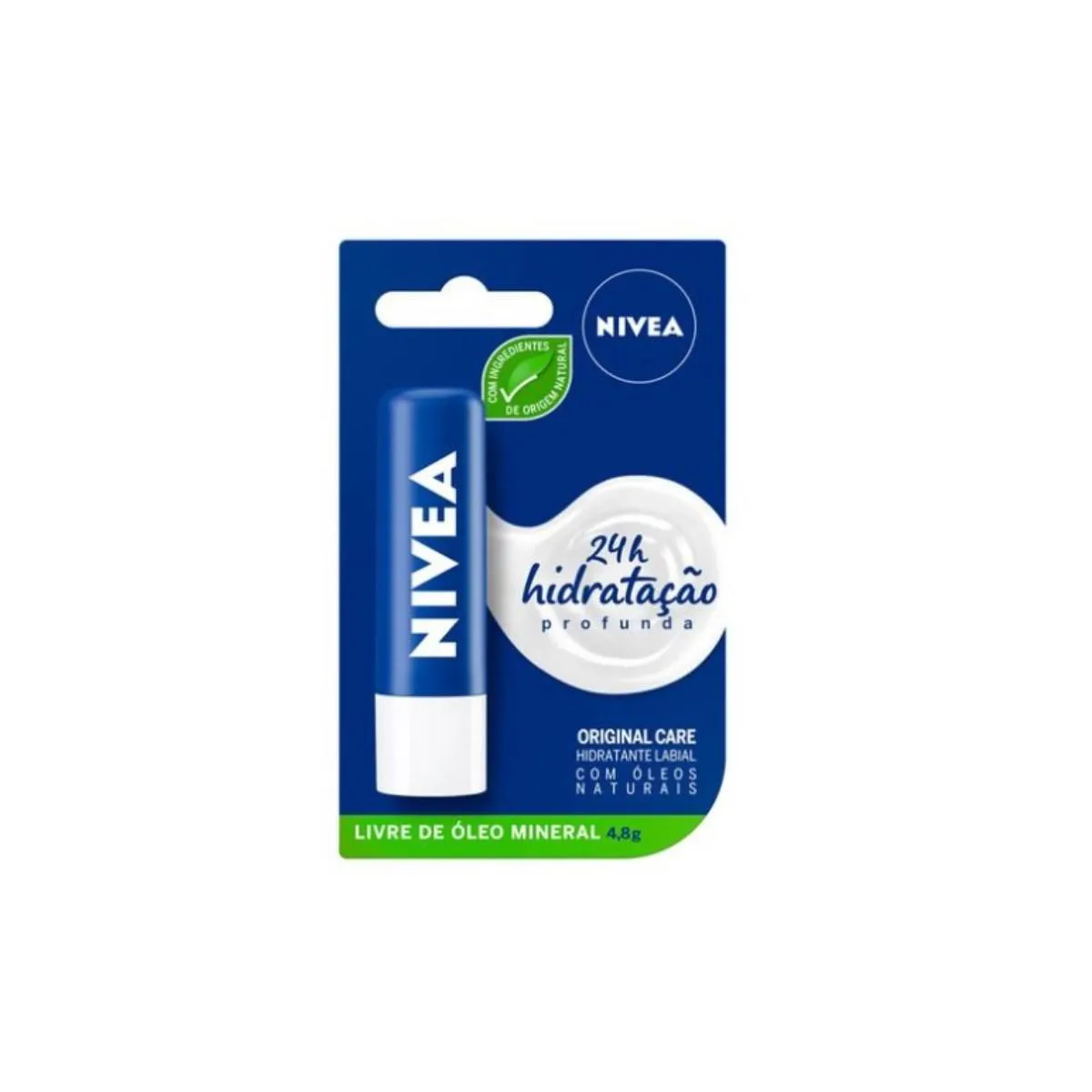 NIVEA ORIGINAL CARE HIDRATANTE LABIAL 4,8G