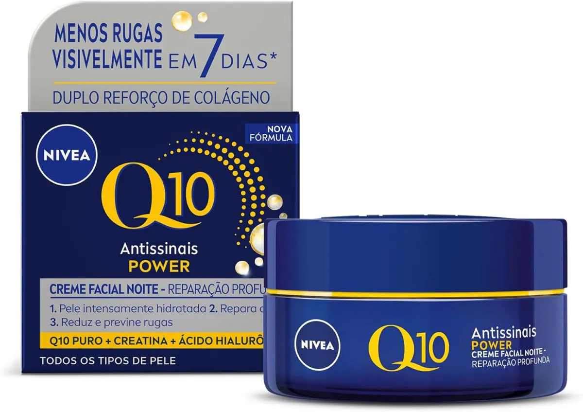 NIVEA VISAGE Q10 ANTISSINAIS NOTURNO 50GR