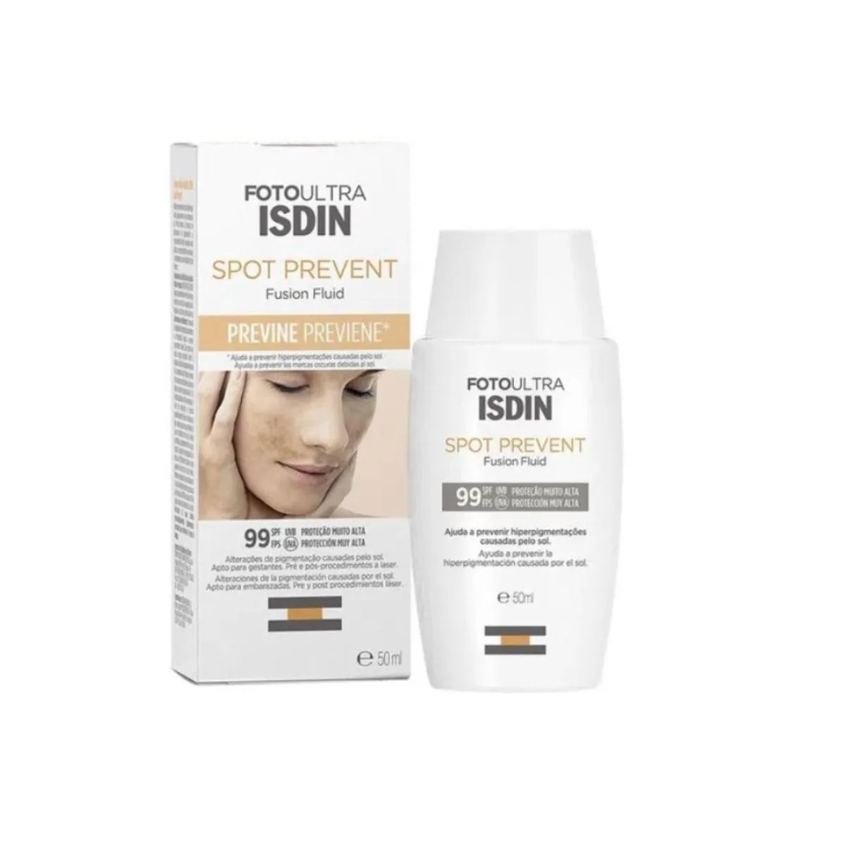 PROTETOR SOLAR FACIAL ISDIN SPOT PREVENT FPS99 50ML