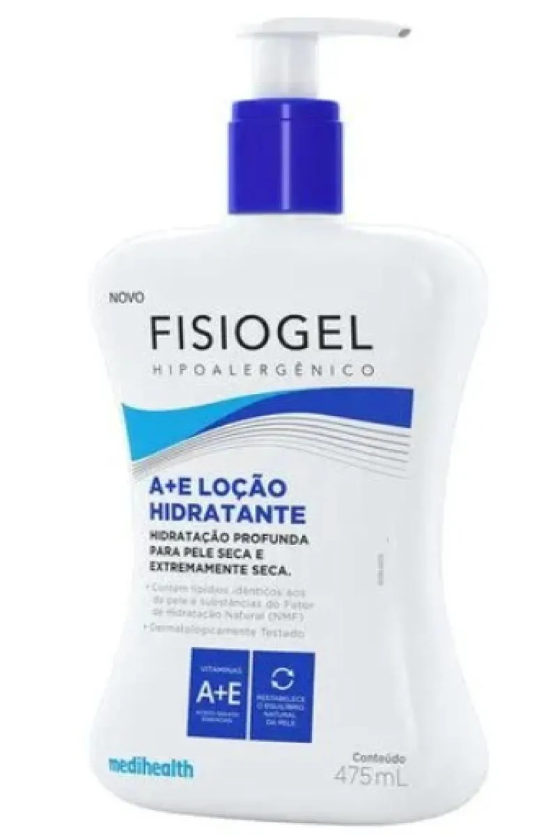 FISIOGEL A+E LOçãO HIDRATANTE PELE SECA E EXTREMAMENTE SECA 475ML