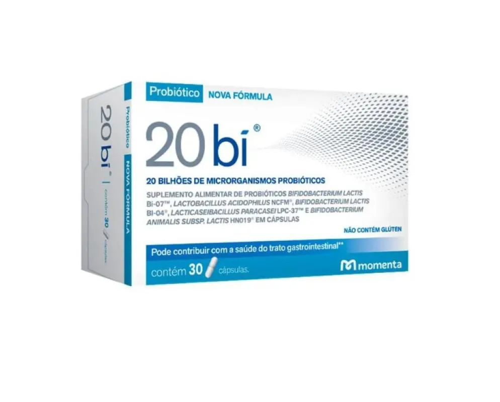 20 BI SUPLEMENTO ALIMENTAR MOMENTA 30CPS