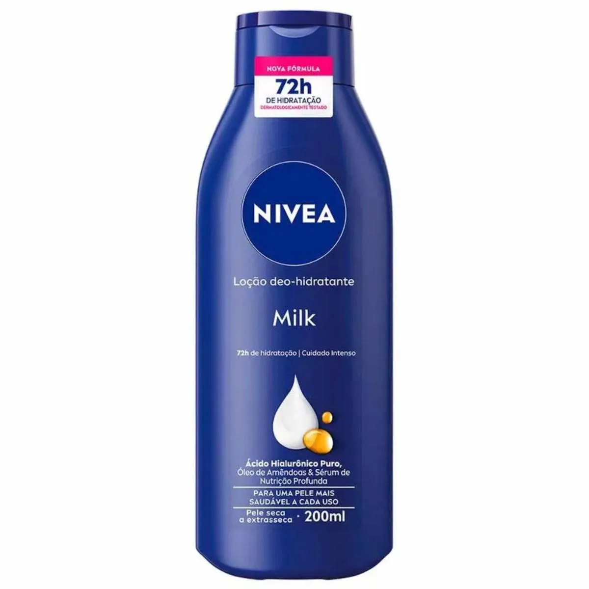 LOçãO HIDRATANTE MILK NIVEA PELE SECA A EXTRASSECA 200ML