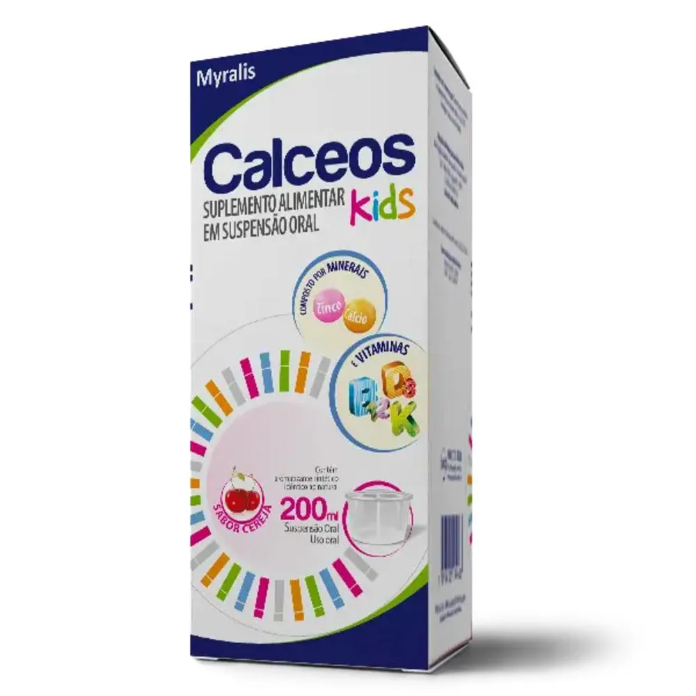 CALCEOS KIDS SOLUçãO ORAL 200ML