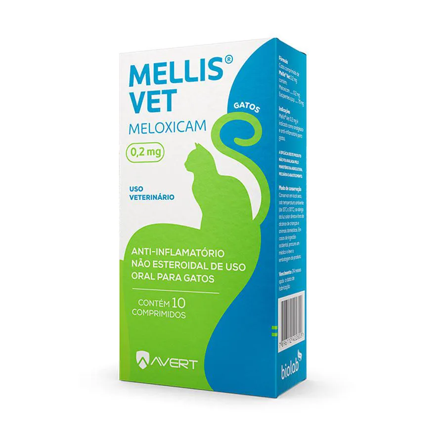 MELLIS GATOS 0,2MG - 10 COMPRIMIDOS