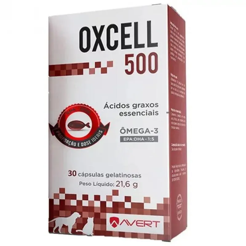 OXCELL  500MG - 30 CáPSULAS GELATINOSAS