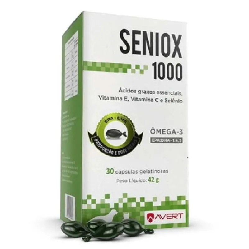 SENIOX 1000MG CAIXA COM 30 CáPSULAS