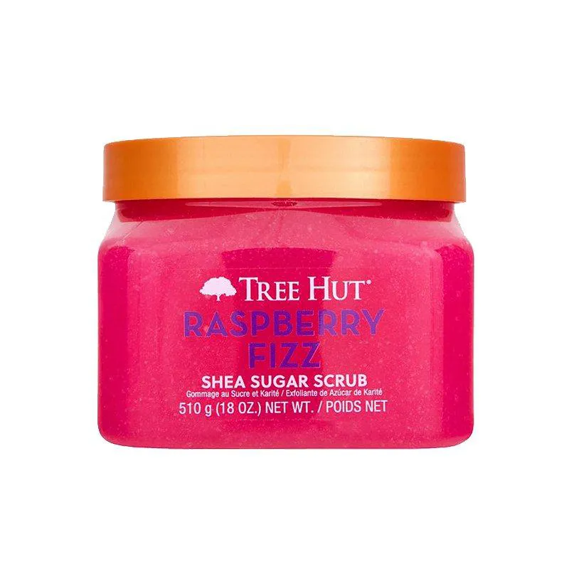TREE HUT RASPBERRY FIZZ SHEA SUGAR SCRUB - ESFOLIANTE CORPORAL 510G