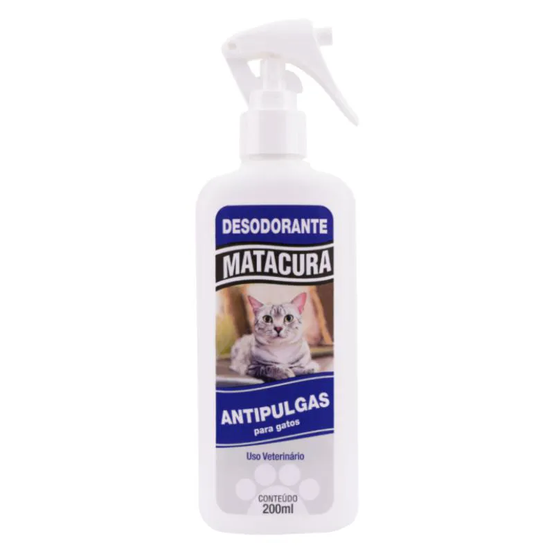 DESODORANTE MATACURA ANTIPULGAS PARA GATOS 200ML