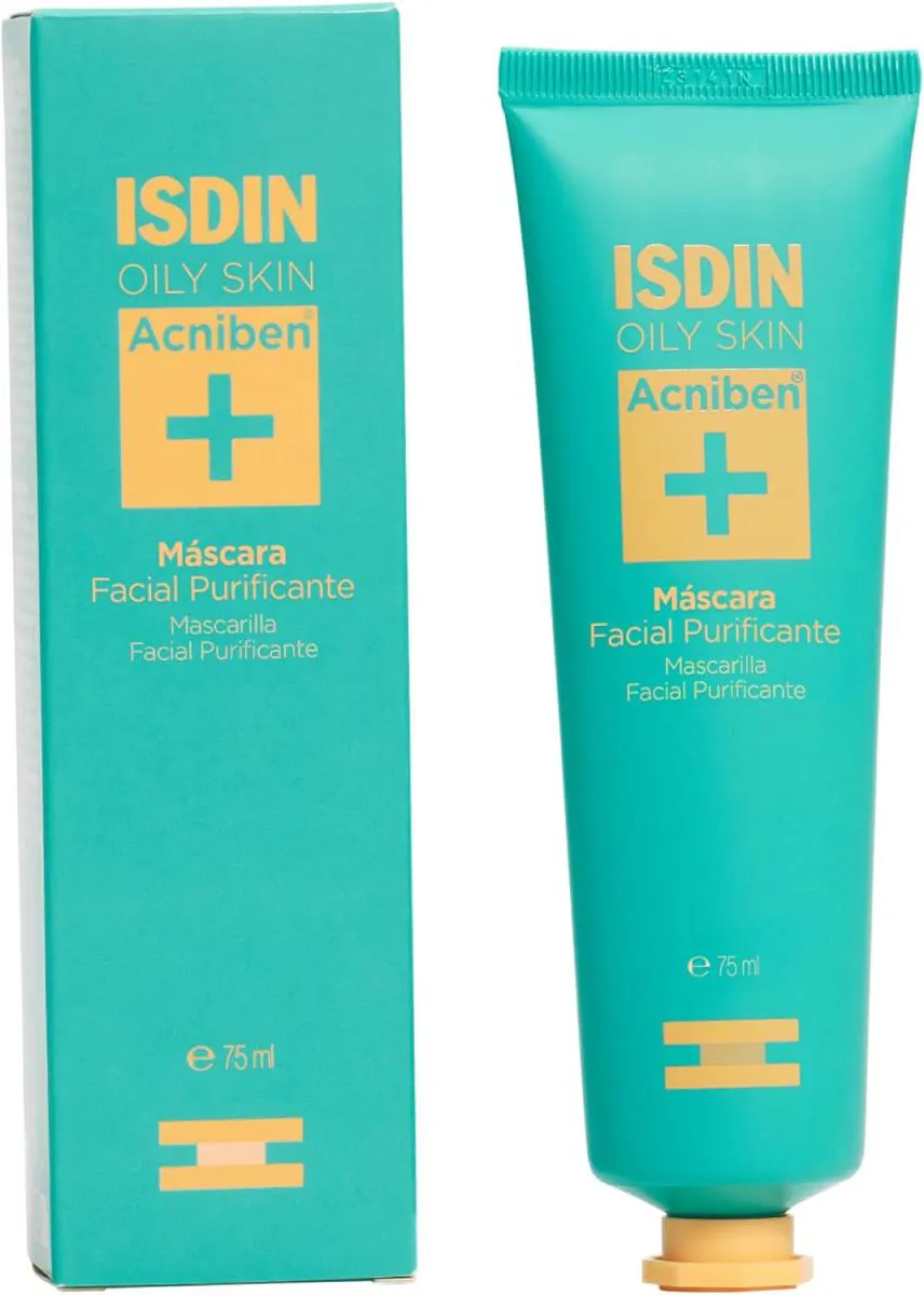 ISDIN MáSCARA FACIAL PURIFICANTE ACNIBEN OILY SKIN - 75ML