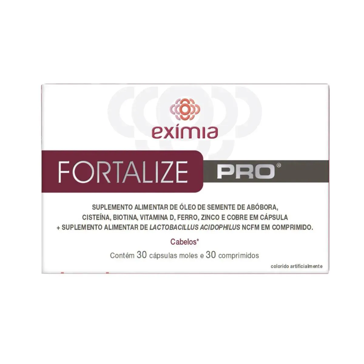 SUPLEMENTO ALIMENTAR POLIVITAMíNICO EXíMIA FORTALIZE PRO - 30 COMPRIMIDOS E 30 CáPSULAS MOLES