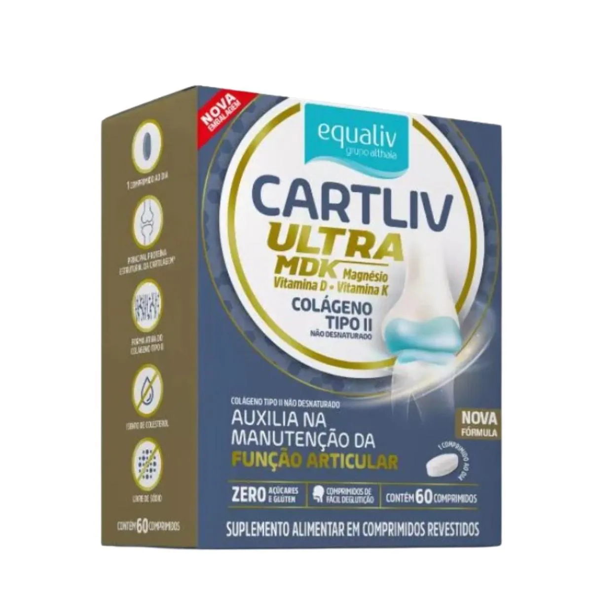 SUPLEMENTO ALIMENTAR CARTLIV ULTRA MDK - 60CPR