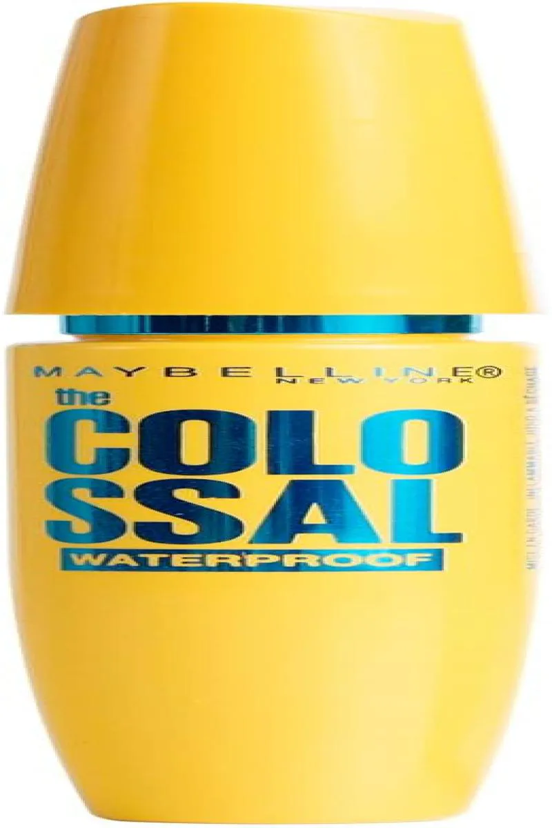 MáSCARA DE CíLIOS MAYBELLINE THE COLOSSAL WATERPROOF  - á PROVA D&#039áGUA - TONALIDADE GLAM BLACK