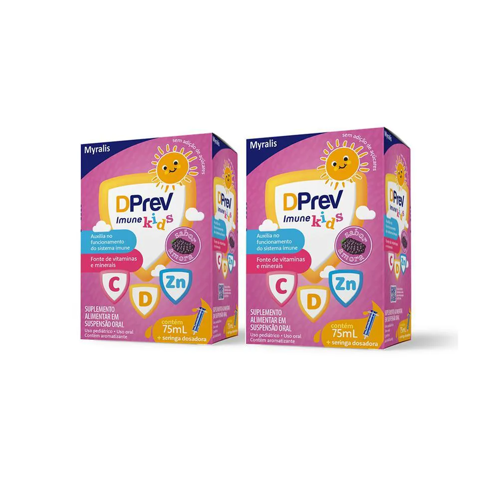 KIT DPREV IMUNE KIDS 75ML C/ 2UN.