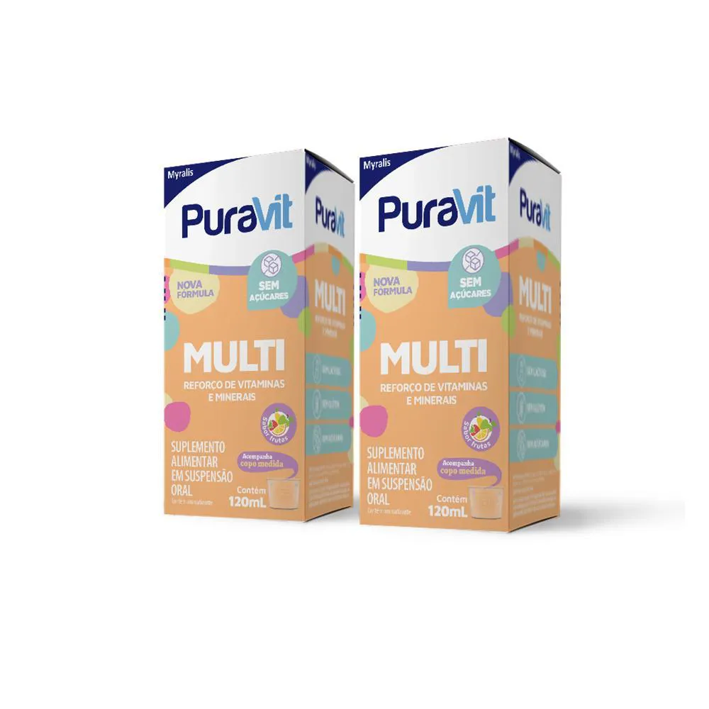 KIT PURAVIT MULTI 120ML - C/ 2UN