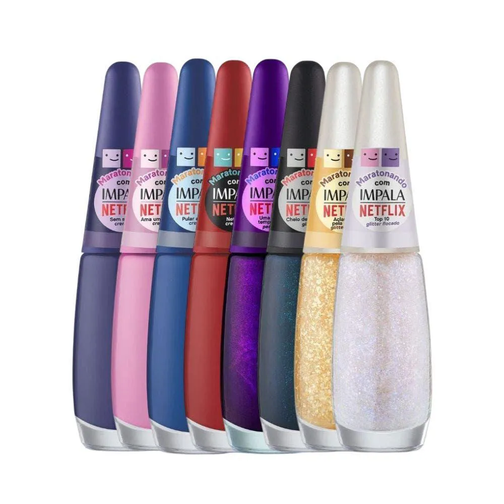 KIT ESMALTE IMPALA COLEçãO NETFLIX