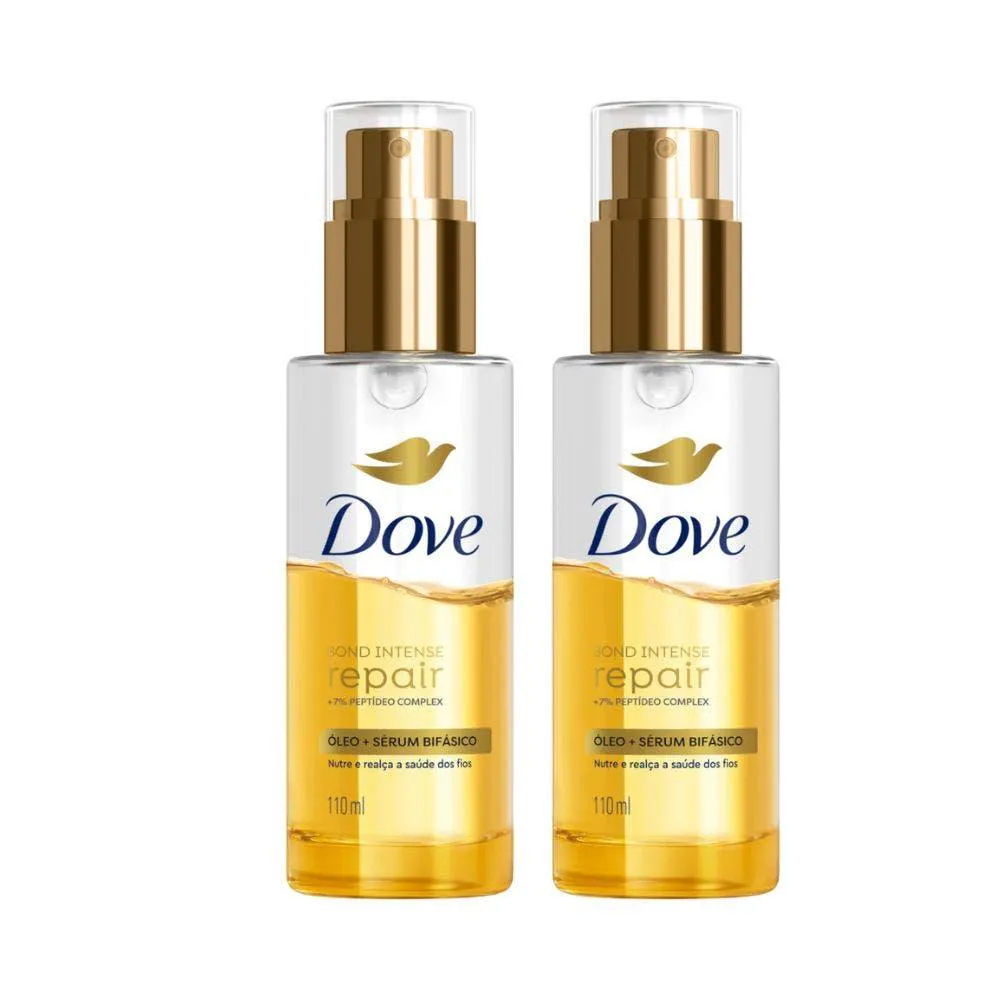 KIT ÓLEO DOVE SéRUM BIFáSICO BOND INTESE REPAIR 110ML