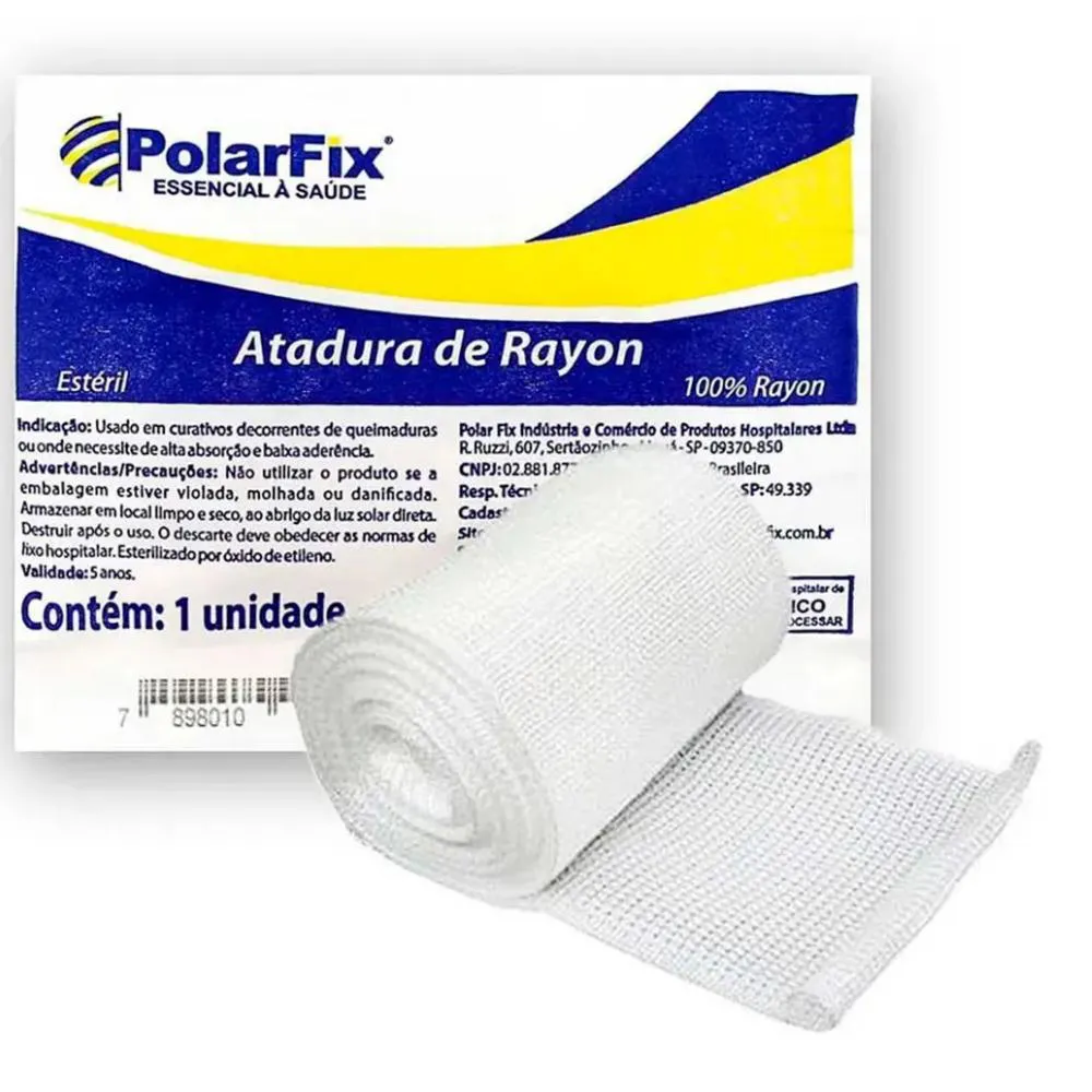 ATADURA DE RAYON ESTéRIL 7,5CM X 5M - ACHEALTH