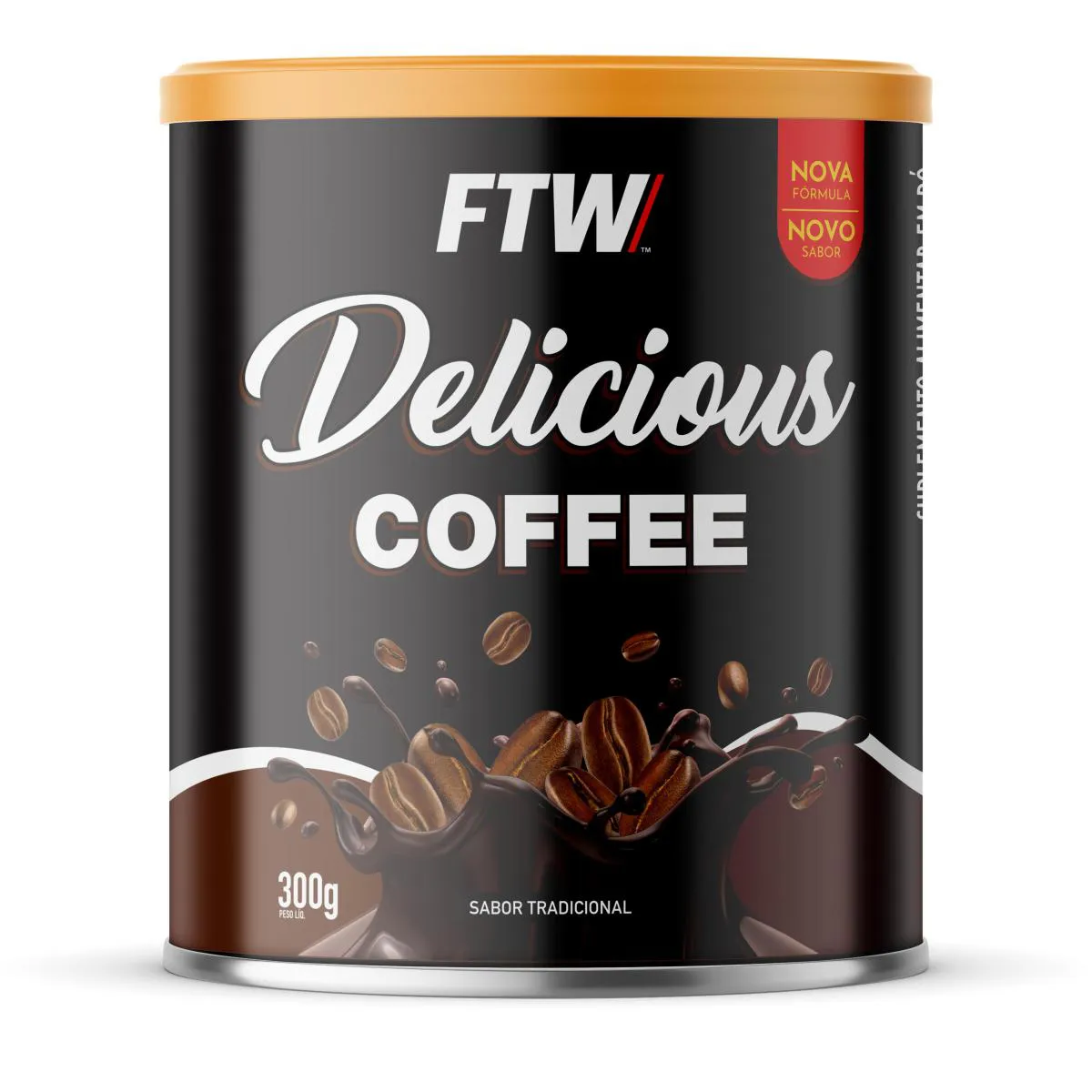 DELICIOUS COFFEE LATA 300G SABOR TRADICIONAL - FTW