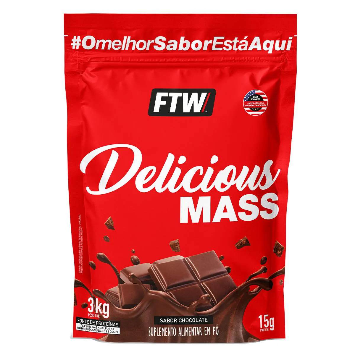 DELICIOUS MASS REFIL3KG SABOR CHOCOLATE - FTW