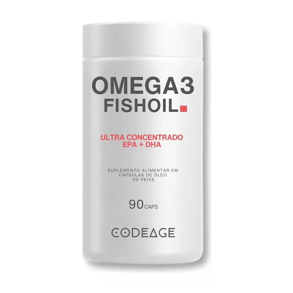OMEGA 3 CODEAGE EPA DHA ULTRA CONCENTRADO - 90 CáPSULAS FISHOIL - ORIGINAL SEM Sabor