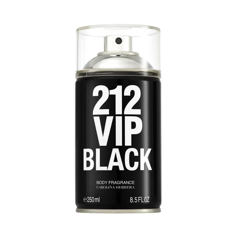 212 VIP MEN BLACK BODY SPRAY - CAROLINA HERRERA 250ml