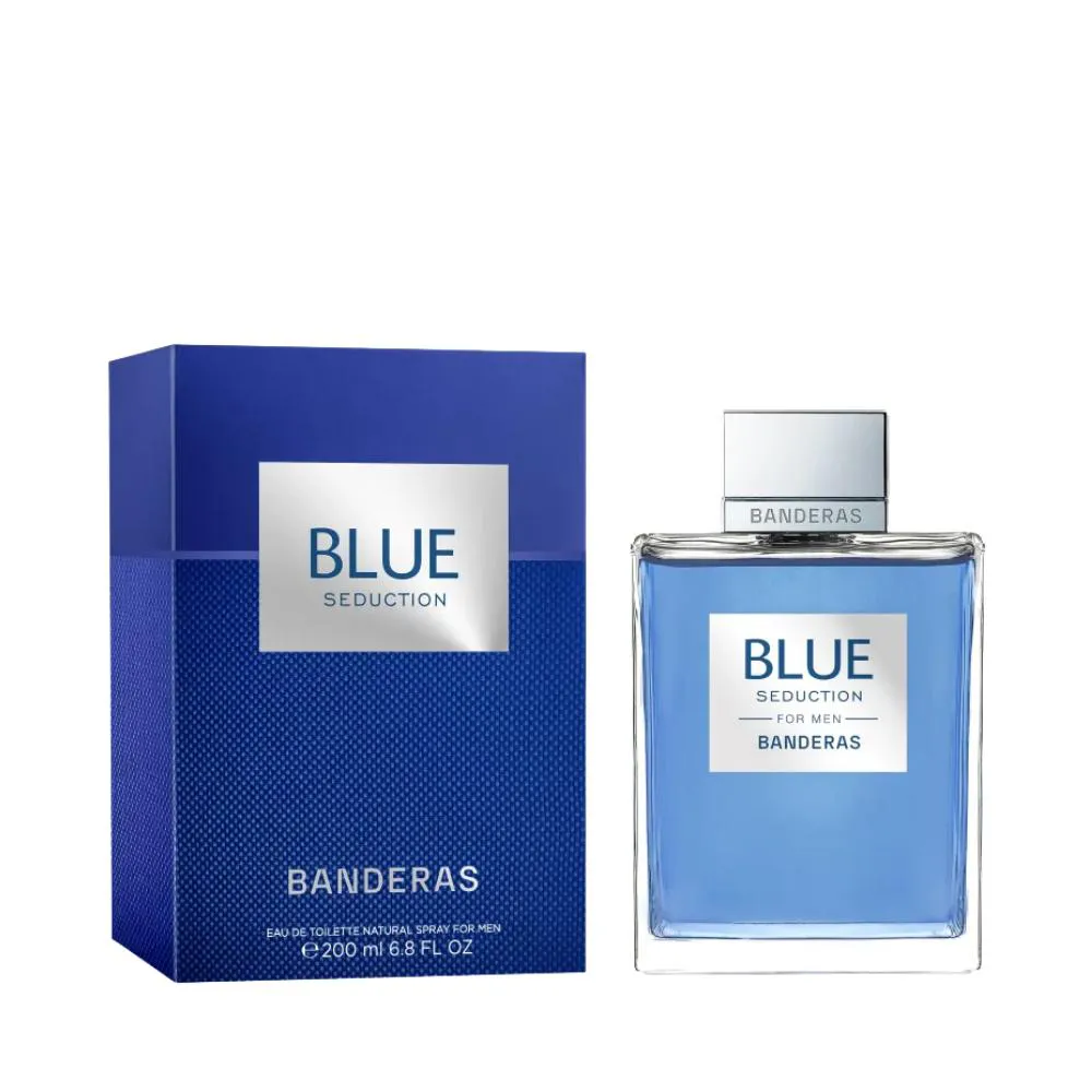 BLUE SEDUCTION EAU DE TOILETTE MASCULINO – ANTONIO BANDERAS 200ml