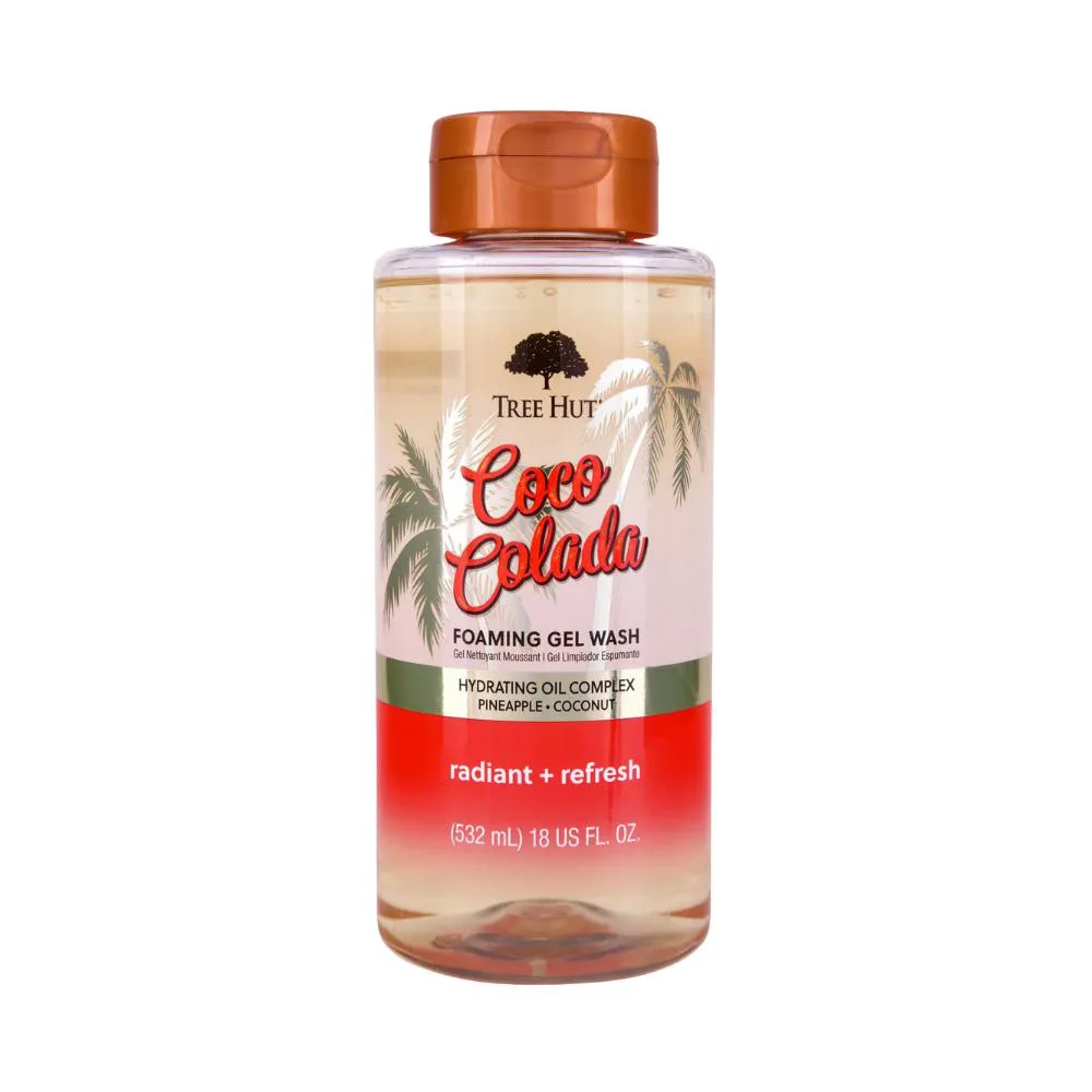 TREE HUT COCO COLADA FOAMING GEL WASH – SABONETE LíQUIDO – TREE HUT 532ml
