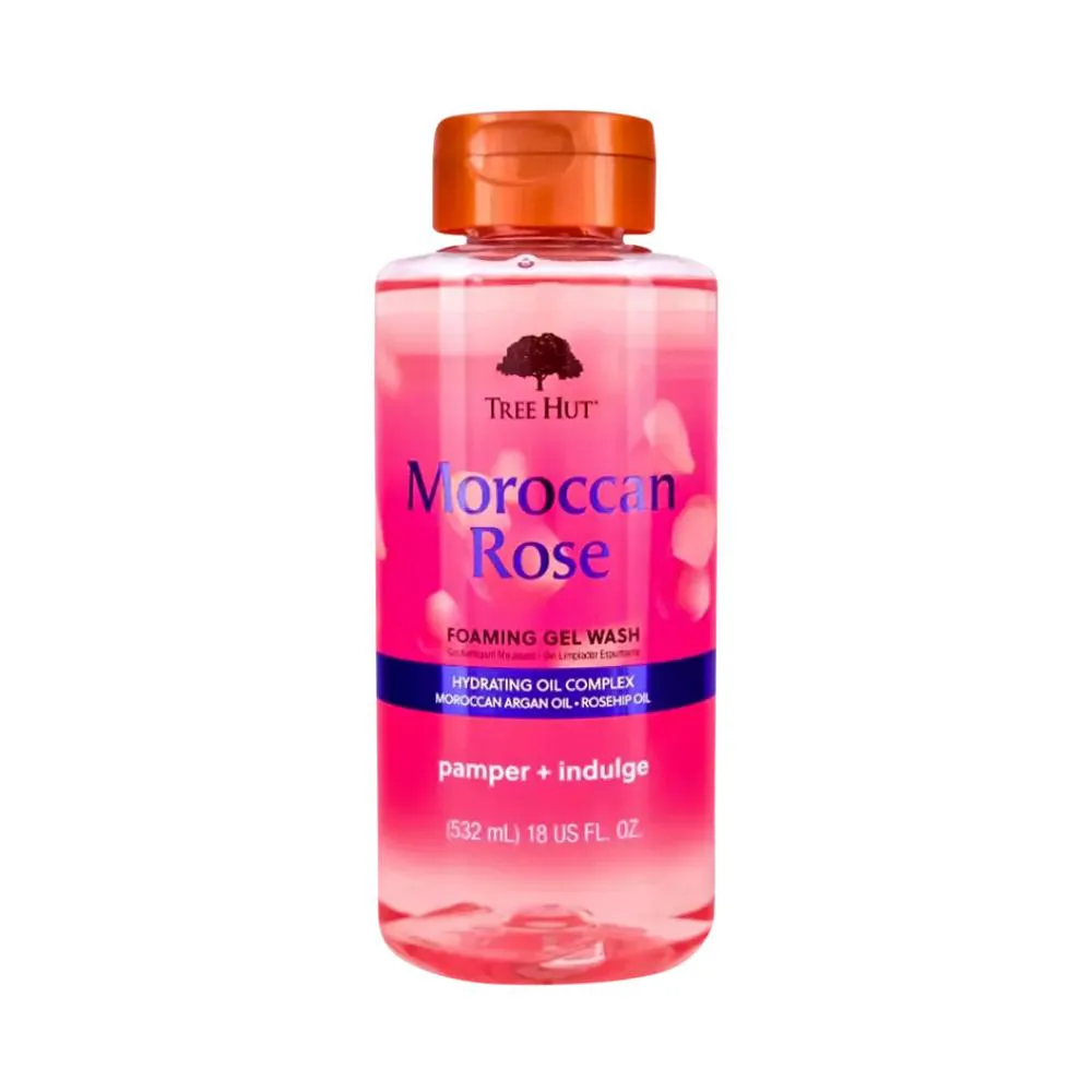 TREE HUT MOROCCAN ROSE FOAMING GEL WASH – SABONETE LíQUIDO – TREE HUT 532ml