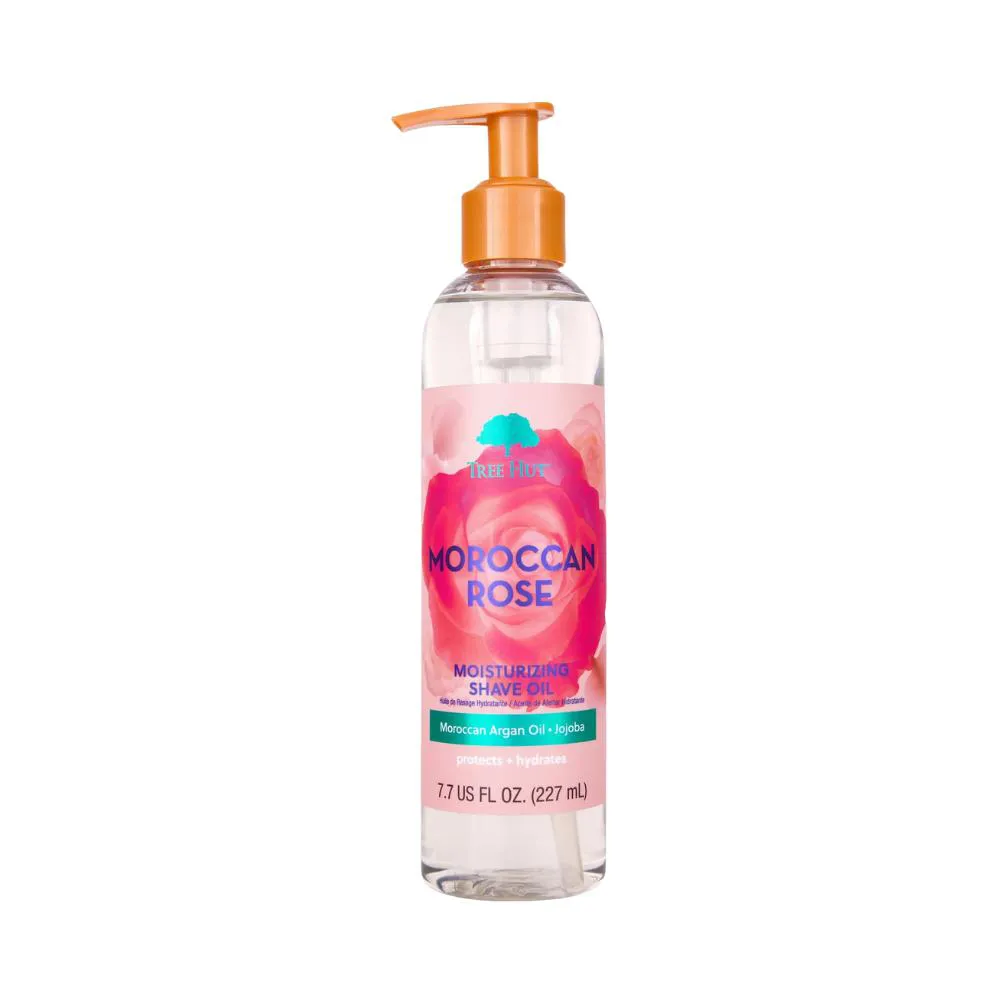 TREE HUT MOROCCAN ROSE MOISTURIZING SHAVE OIL – ÓLEO PARA DEPILAçãO – TREE HUT 227ml