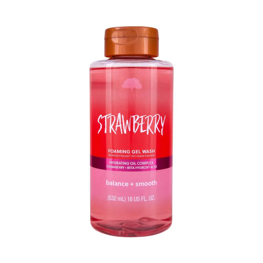 TREE HUT STRAWBERRY FOAMING GEL WASH – SABONETE LíQUIDO – TREE HUT 532ml